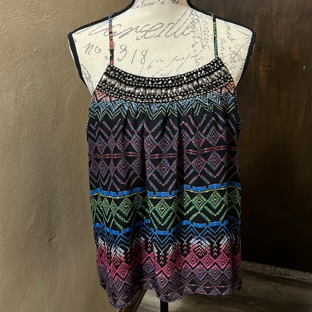 Studio y razor back tank top